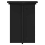 vidaXL Stojan na rastliny 2 pcs Čierna Ø29,5 x 40 cm Kompozitné drevo – Obrázok 7