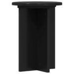 vidaXL Stojan na rastliny 2 pcs Čierna Ø29,5 x 40 cm Kompozitné drevo – Obrázok 8