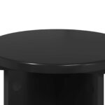 vidaXL Stojan na rastliny 2 pcs Čierna Ø29,5 x 40 cm Kompozitné drevo – Obrázok 9