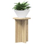 vidaXL Stojan na rastliny 2 pcs Dub sonoma Ø29,5 x 40 cm – Obrázok 3