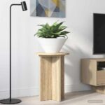 vidaXL Stojan na rastliny 2 pcs Dub sonoma Ø29,5 x 40 cm – Obrázok 4