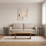 vidaXL Stojan na rastliny 2 pcs Betónovo sivá Ø29,5 x 40 cm