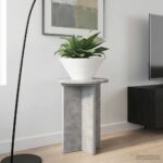 vidaXL Stojan na rastliny 2 pcs Betónovo sivá Ø29,5 x 40 cm – Obrázok 4