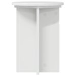 vidaXL Stojan na rastliny 2 pcs Biela s vysokým leskom Ø29,5 x 40 cm – Obrázok 7