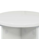 vidaXL Stojan na rastliny 2 pcs Biela s vysokým leskom Ø29,5 x 40 cm – Obrázok 9