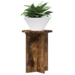 vidaXL Stojan na rastliny 2 pcs Dymový dub Ø29,5 x 40 cm – Obrázok 3