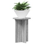 vidaXL Stojan na rastliny 2 pcs Sivá sonoma Ø29,5 x 40 cm – Obrázok 3
