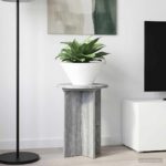 vidaXL Stojan na rastliny 2 pcs Sivá sonoma Ø29,5 x 40 cm – Obrázok 4