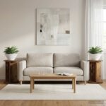 vidaXL Stojan na rastliny 2 pcs Staré drevo Ø29,5 x 40 cm – Obrázok 4
