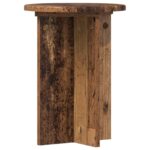 vidaXL Stojan na rastliny 2 pcs Staré drevo Ø29,5 x 40 cm – Obrázok 5