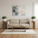 vidaXL Stojan na rastliny 2 pcs Dub artisan Ø29,5 x 40 cm