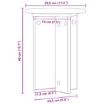 vidaXL Stojan na rastliny 2 pcs Dub artisan Ø29,5 x 40 cm – Obrázok 11