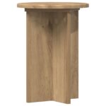 vidaXL Stojan na rastliny 2 pcs Dub artisan Ø29,5 x 40 cm – Obrázok 5