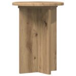 vidaXL Stojan na rastliny 2 pcs Dub artisan Ø29,5 x 40 cm – Obrázok 8