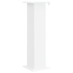vidaXL Stojan na rastliny Biela 30,5 x 30 x 100,5 cm Kompozitné drevo – Obrázok 7