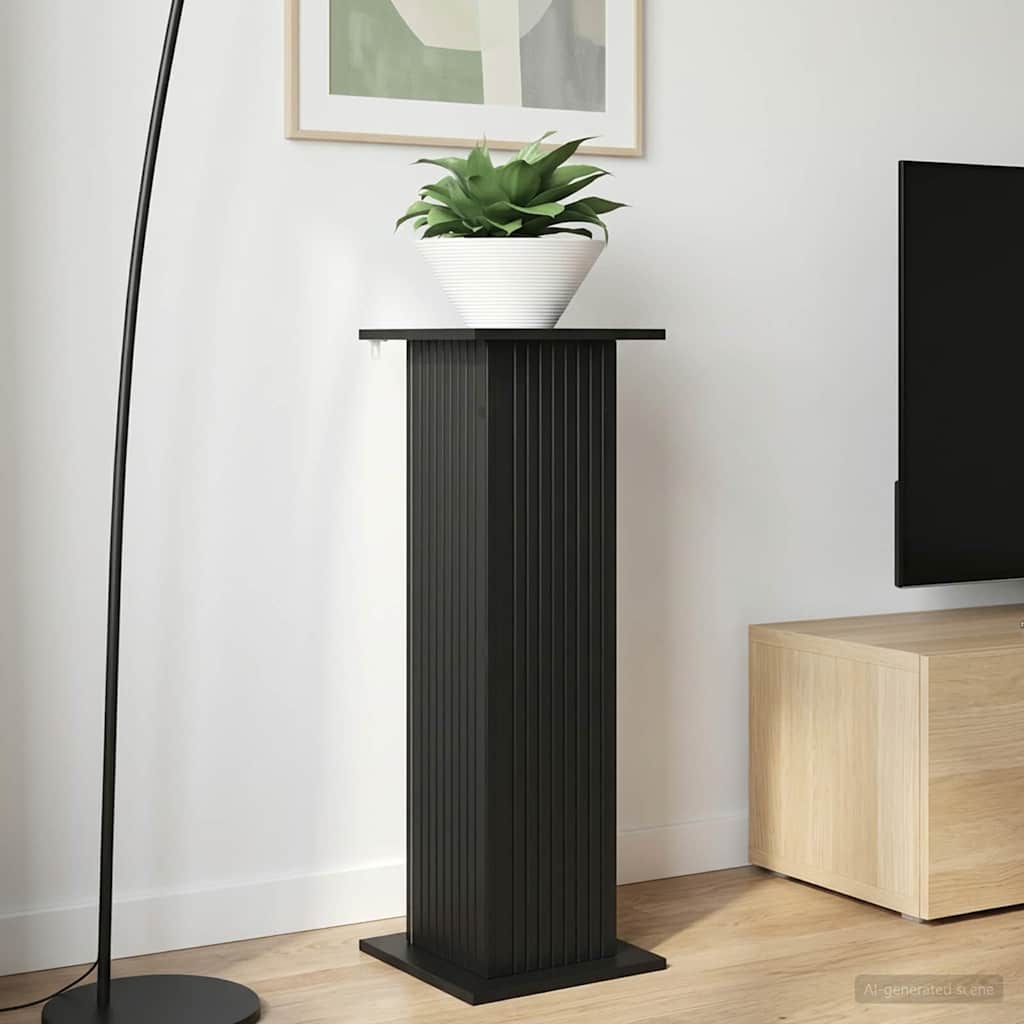 899746_1.jpg vidaXL Stojan na rastliny Čierna 30,5 x 30 x 100,5 cm Kompozitné drevo – Obrázok 1