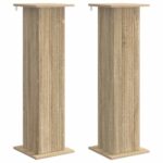 vidaXL Stojan na rastliny 2 pcs Dub sonoma 30,5 x 30 x 100,5 cm – Obrázok 2