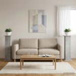 vidaXL Stojan na rastliny 2 pcs Betónovo sivá 30,5 x 30 x 100,5 cm