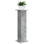 vidaXL Stojan na rastliny 2 pcs Betónovo sivá 30,5 x 30 x 100,5 cm – Obrázok 3