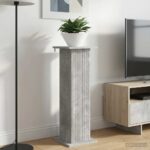 vidaXL Stojan na rastliny 2 pcs Betónovo sivá 30,5 x 30 x 100,5 cm – Obrázok 4