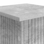 vidaXL Stojan na rastliny 2 pcs Betónovo sivá 30,5 x 30 x 100,5 cm – Obrázok 9