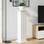 vidaXL Stojan na rastliny Biela s vysokým leskom 30,5 x 30 x 100,5 cm – Obrázok 4