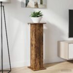 vidaXL Stojan na rastliny Dymový dub 30,5 x 30 x 100,5 cm – Obrázok 4