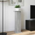 vidaXL Stojan na rastliny 2 pcs Sivá sonoma 30,5 x 30 x 100,5 cm