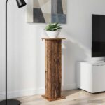 vidaXL Stojan na rastliny Staré drevo 30,5 x 30 x 100,5 cm – Obrázok 4