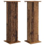 vidaXL Stojan na rastliny 2 pcs Staré drevo 30,5 x 30 x 100,5 cm – Obrázok 2