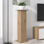 vidaXL Stojan na rastliny Dub artisan 30,5 x 30 x 100,5 cm