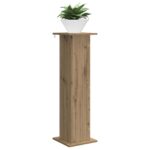 vidaXL Stojan na rastliny Dub artisan 30,5 x 30 x 100,5 cm – Obrázok 3