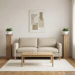 vidaXL Stojan na rastliny 2 pcs Dub artisan 30,5 x 30 x 100,5 cm