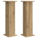 vidaXL Stojan na rastliny 2 pcs Dub artisan 30,5 x 30 x 100,5 cm – Obrázok 2