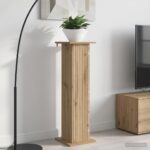 vidaXL Stojan na rastliny 2 pcs Dub artisan 30,5 x 30 x 100,5 cm – Obrázok 4