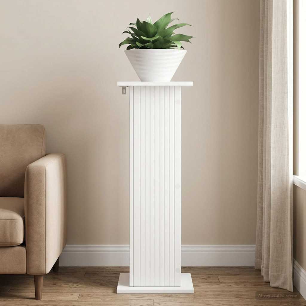 899762_1.jpg vidaXL Stojan na rastliny Biela 30,5 x 30 x 80,5 cm Kompozitné drevo – Obrázok 1