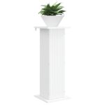 vidaXL Stojan na rastliny 2 pcs Biela 30,5 x 30 x 80,5 cm – Obrázok 3