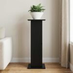 vidaXL Stojan na rastliny Čierna 30,5 x 30 x 80,5 cm Kompozitné drevo – Obrázok 4