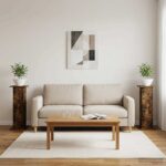 vidaXL Stojan na rastliny 2 pcs Dymový dub 30,5 x 30 x 80,5 cm