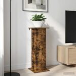vidaXL Stojan na rastliny 2 pcs Dymový dub 30,5 x 30 x 80,5 cm – Obrázok 4
