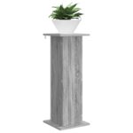 vidaXL Stojan na rastliny 2 pcs Sivá sonoma 30,5 x 30 x 80,5 cm – Obrázok 3