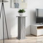 vidaXL Stojan na rastliny 2 pcs Sivá sonoma 30,5 x 30 x 80,5 cm – Obrázok 4
