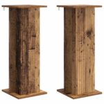 vidaXL Stojan na rastliny 2 pcs Staré drevo 30,5 x 30 x 80,5 cm – Obrázok 2
