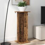 vidaXL Stojan na rastliny 2 pcs Staré drevo 30,5 x 30 x 80,5 cm – Obrázok 4