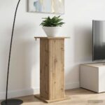 vidaXL Stojan na rastliny Dub artisan 30,5 x 30 x 80,5 cm