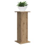 vidaXL Stojan na rastliny Dub artisan 30,5 x 30 x 80,5 cm – Obrázok 3