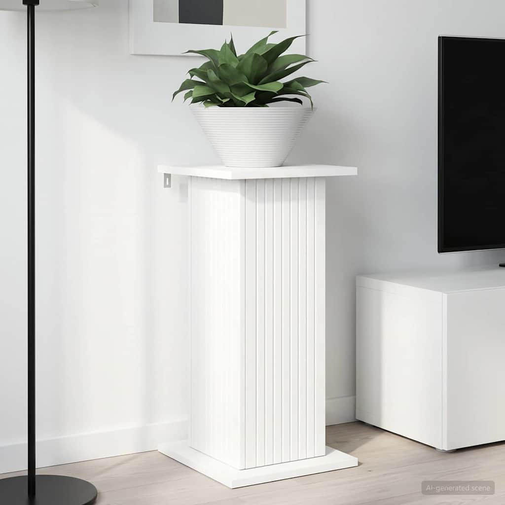 899780_1.jpg vidaXL Stojan na rastliny Biela 30,5 x 30 x 60,5 cm Kompozitné drevo – Obrázok 1