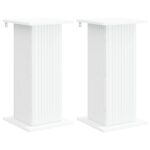 vidaXL Stojan na rastliny 2 pcs Biela 30,5 x 30 x 60,5 cm – Obrázok 2