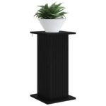 vidaXL Stojan na rastliny 2 pcs Čierna 30,5 x 30 x 60,5 cm – Obrázok 3
