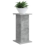 vidaXL Stojan na rastliny Betónovo sivá 30,5 x 30 x 60,5 cm – Obrázok 3
